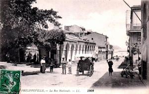 2846- Philippeville - Rue Nationale - 1909